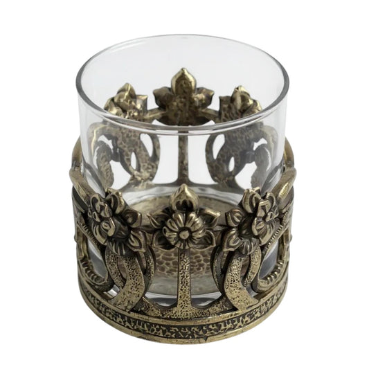 Set of 4 - Crown Dragon Whisky Glasses | Juice Glasses | Drinkware |