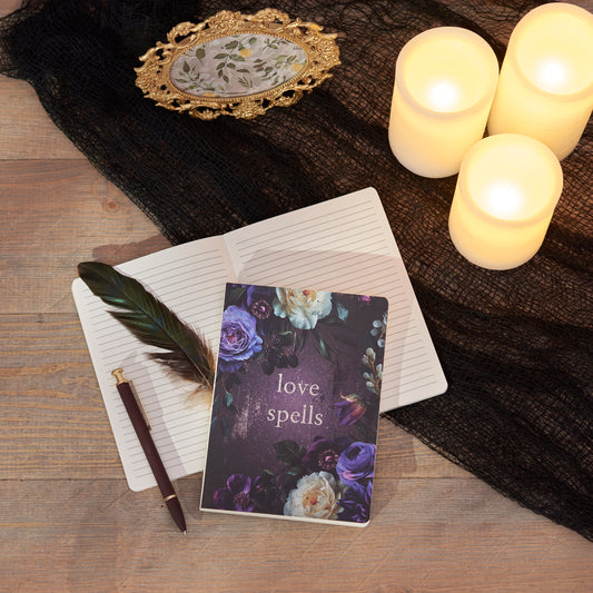 Dark Botanical Love Spells Double-Sided Journal | Halloween Inspired