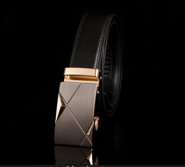 Men's leather factory direct belt buckle leather belt men's automatic