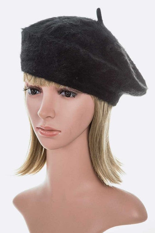 Faux Fur Fashion Beret