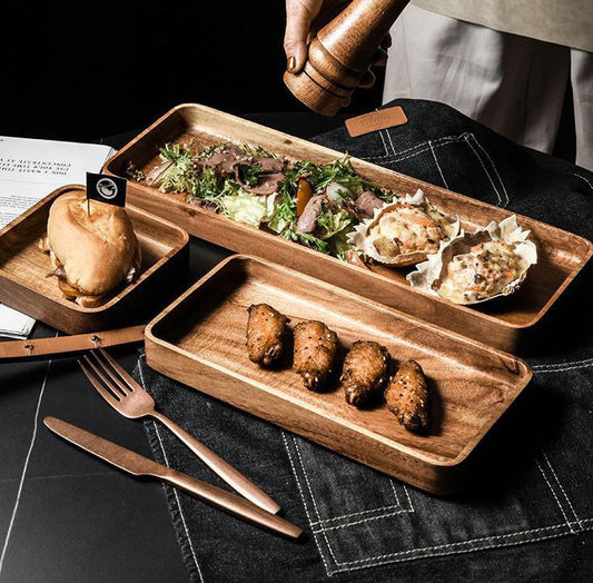 Rectangular Feep Plate Commercial Restaurant Tableware Western Food