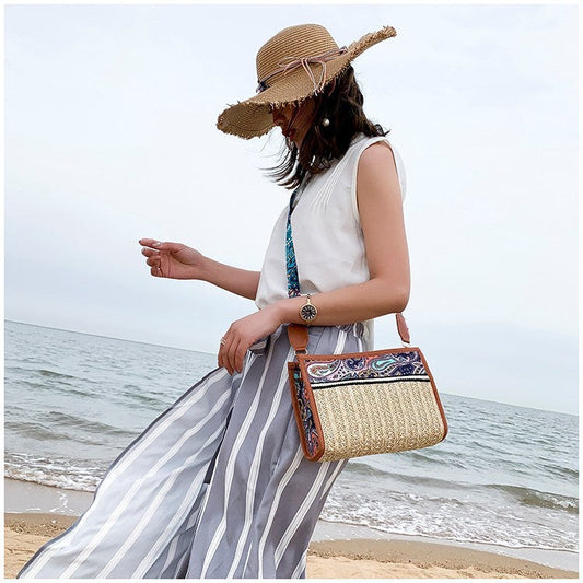SolunaWeave™ – Ethnic Breeze Crossbody