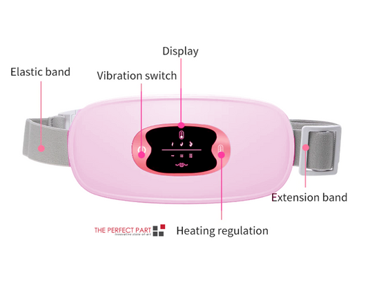 Electric Heating Menstrual Vibration Pad Belt For Period Pain Relief