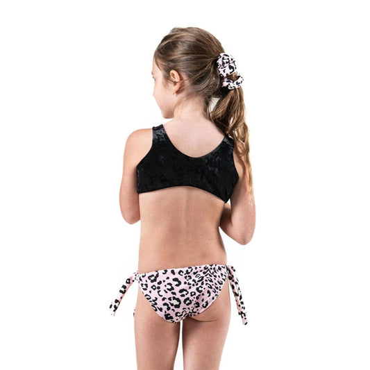 Pink Leopard - Trikini - Kids Swimwear