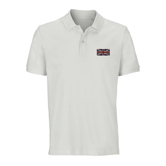 Polo Drapeau du Royaume-Uni – Brodé – Coton