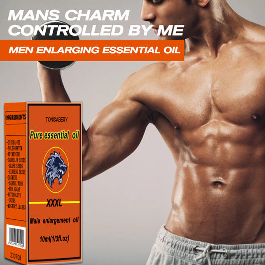 Men's Relaxing Oil for Intimate Areas Supports Wellness Workout