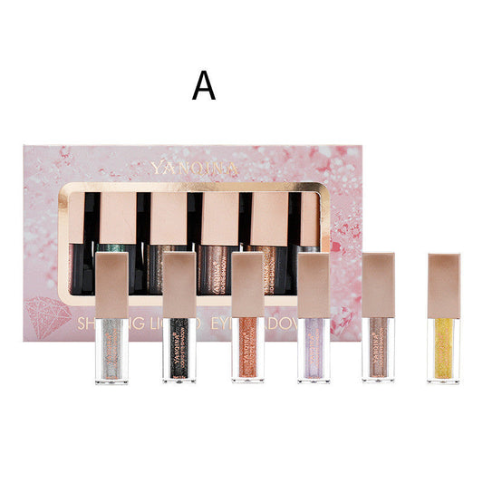 Shimmering Iridescent Shadow Sparkling Gem Eye Makeup Kit