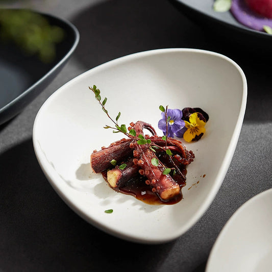 Nordic Luxury Ceramic Dinner Plate β Modern Western Pasta Tableware fo
