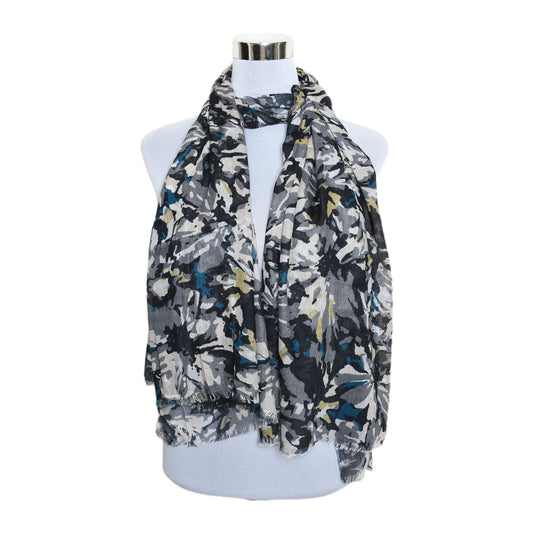 Premium Soft Quality Modal Scarf Floral Print Lightweight Wraps MMD402
