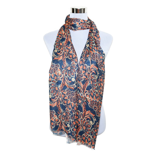 Womens Viscose Print Scarf Lightweight Wraps MV513