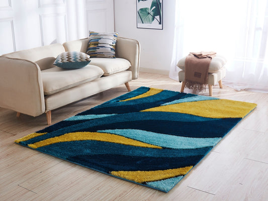 Amazing Rugs AC1021 -811 8 x 11 ft. Aria Collection Soft Pile Hand Tuf
