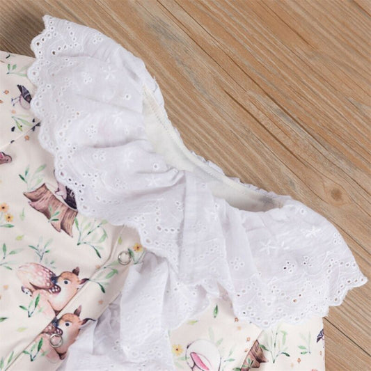 Newborn Infant Baby Girl Boy Footed Sleeper Romper