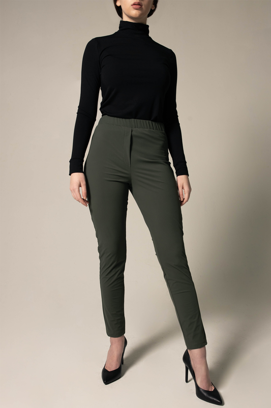Olive Skinny Pants Womens Trousers | Mauve Daisy