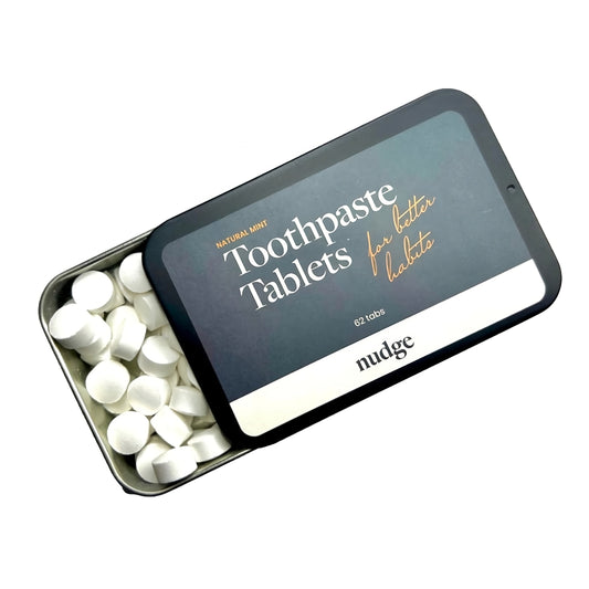Fluoride-Free 10% Nano Hydroxyapatite, SLS Free Toothpaste Tablets