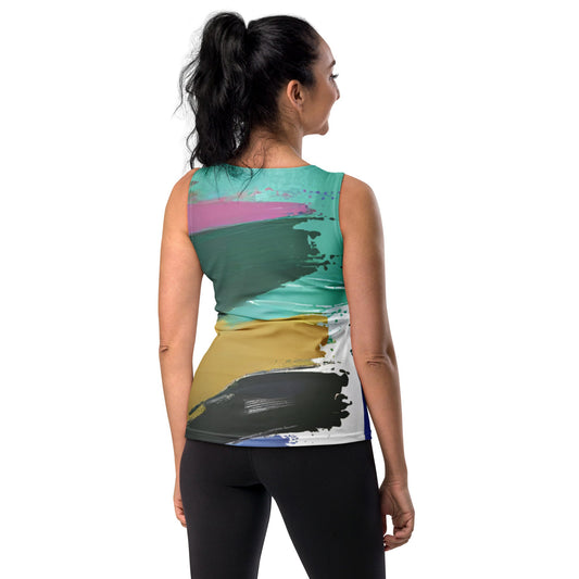Womens Stretch Fit Tank Top - Stand Firm | Comfortable & Motivational