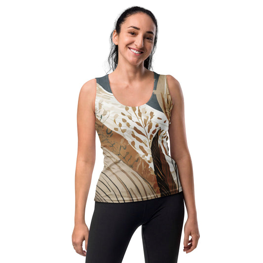 Womens Stretch Fit Tank Top – Boho Style | Lightweight & Breathable