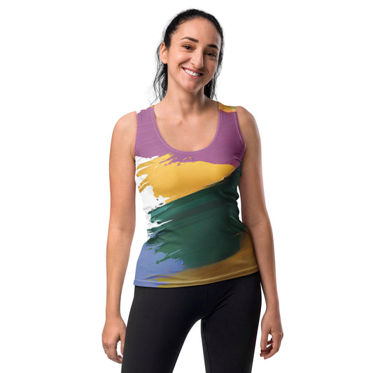 Womens Stretch Fit Tank Top - Stand Firm | Comfortable & Motivational
