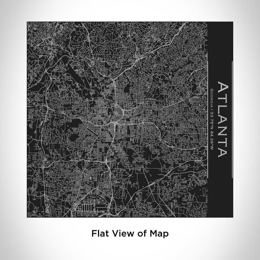 Atlanta - Georgia Map Tumbler in Matte Black