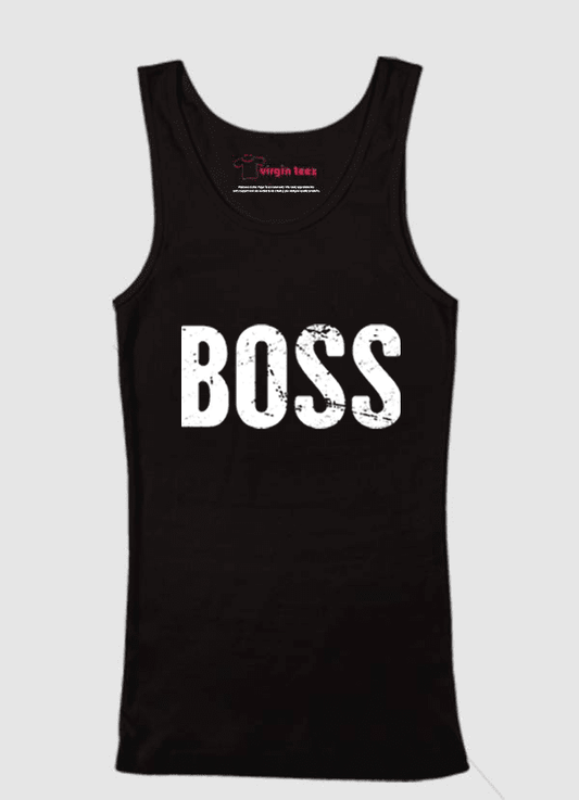 Boss Tank Top | Super Soft 100% Cotton Graphic Tee | Scorpius