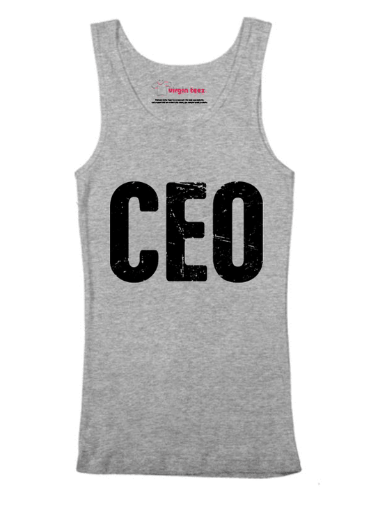 CEO Tank Top | Super Soft 100% Cotton Graphic Tee | Scorpius