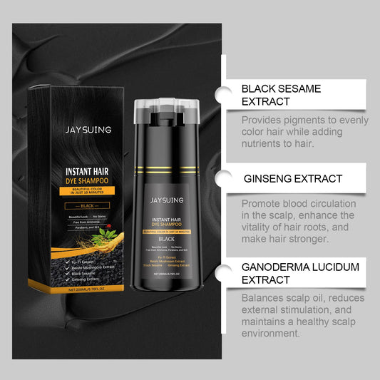 Plant Extract Color Shampoo | Gentle Dyeing with Scalp Care