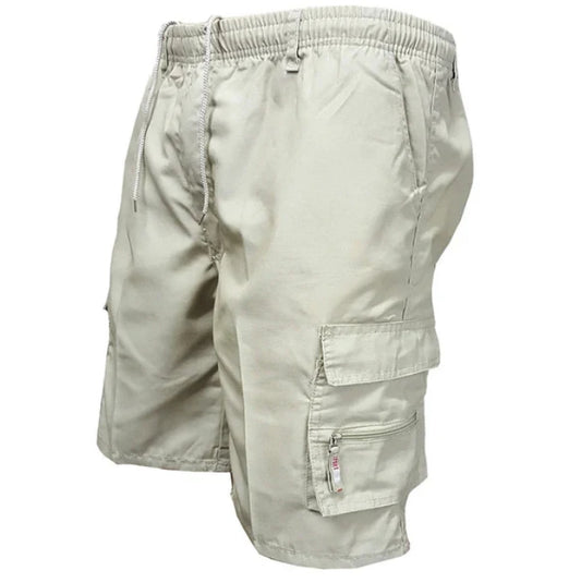 Mens Casual Summer Elastic Waist Shorts