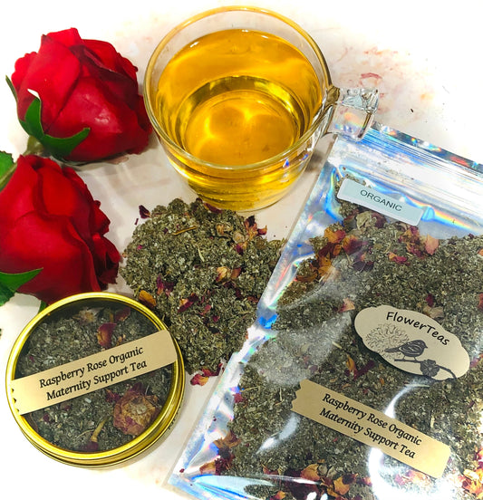 Raspberry Rose Organic Maternity Wellness Support Tea
