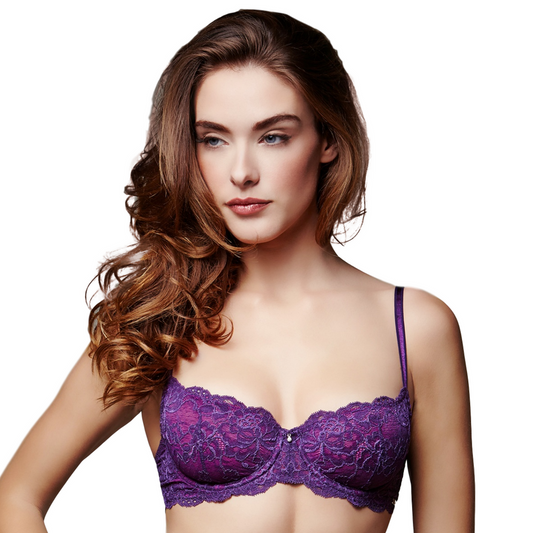 Lace Demi Cup Bra Montelle Intimates Coquette