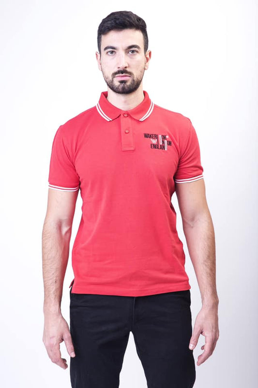 MENS CLASSIC WAKERLOOK FIT TIPPED POLO