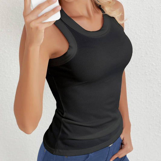 Women Ribbed Sleeveless Slim Fit Basic Tank Top | Perfect for Mothers Day Gifts