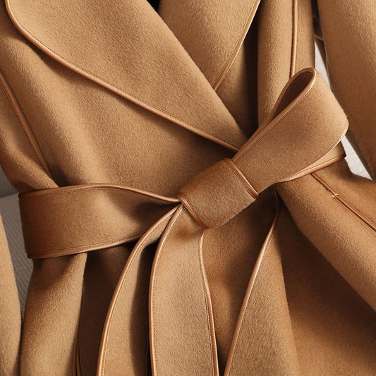 Women's Slim-Fit Wool Overcoat – Timeless Elegance & Comfort