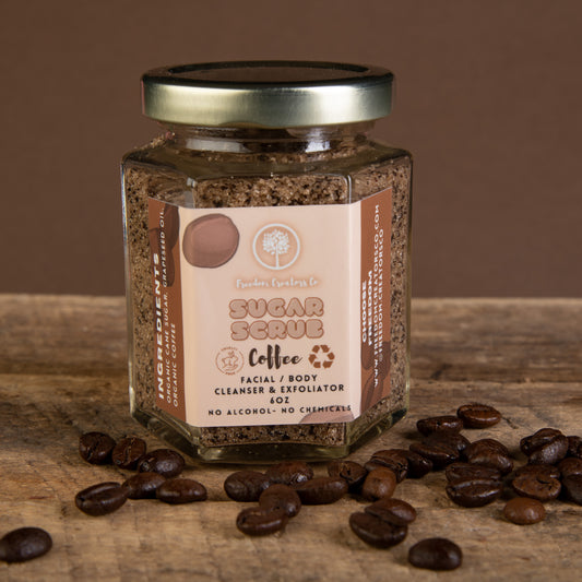 Natural Coffee Sugar Scrub- 6oz
