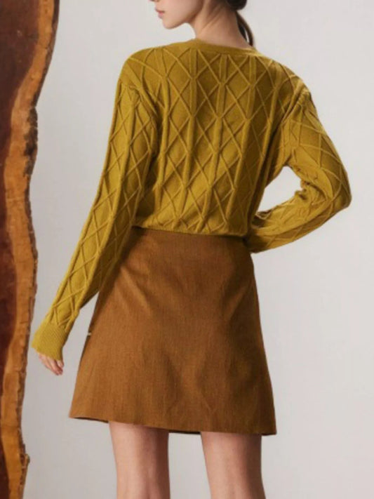 Button-Front Mini Skirt | Ruby Styx