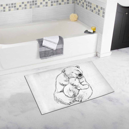 Uniquely You Bath Mat / Mama Bear Bath Rug 20" x 32"