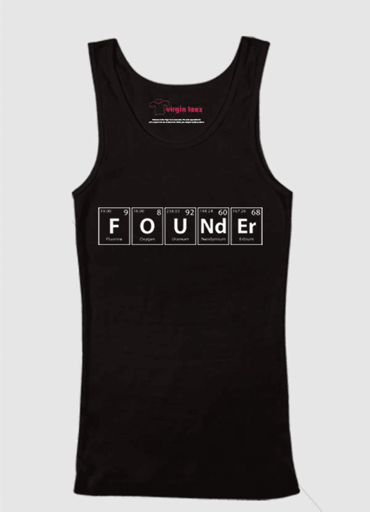 Founder Tank Top – 100% Cotton, Direct-to-Fabric Print, Maximum Fit
