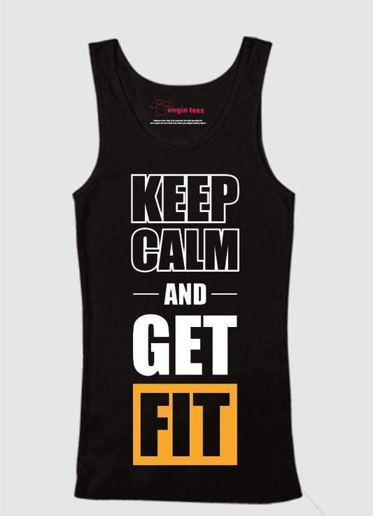 Keep Calm And Get Fit Tank Top