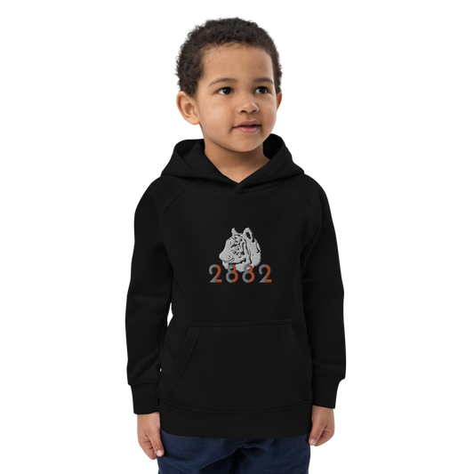 2882Sport Tropics Of OZ Embroidered Tiger Kids Eco hoodie