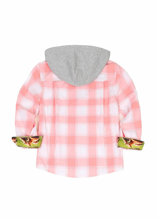 Kid's Wildlife Adventure Single Layer Hooded Shirt