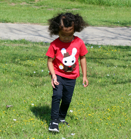 The White Rabbit - Alice's Adventure in Wonderland - Kids T-shirt