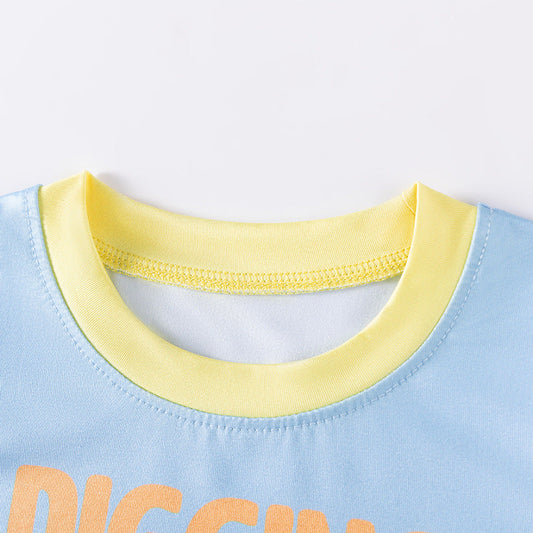 Spring and Autumn Baby Kids Boys Cartoon Pattern Long Sleeves Top