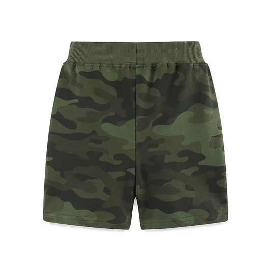 Summer Arrival Kids Boys Cotton Casual Style Camouflage Shorts