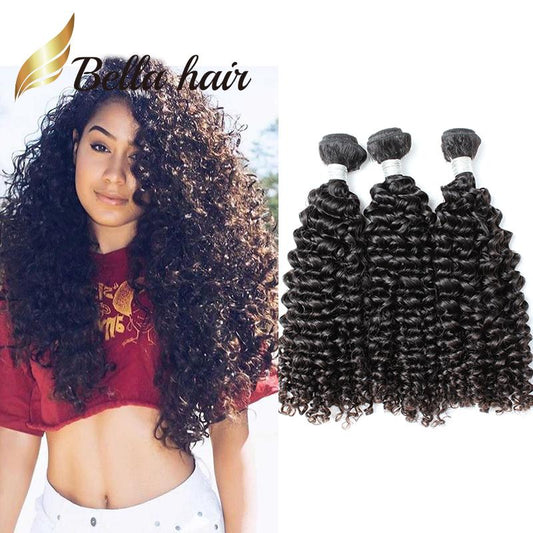 100% Grade 9A Brazilian Hair Weft Natural Color Extensions 3pcs/lot