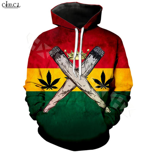 Reggae Creator Bob Marley Print Hoodie Men Women 3D Sweatshirt Fashion | Blue Charlie