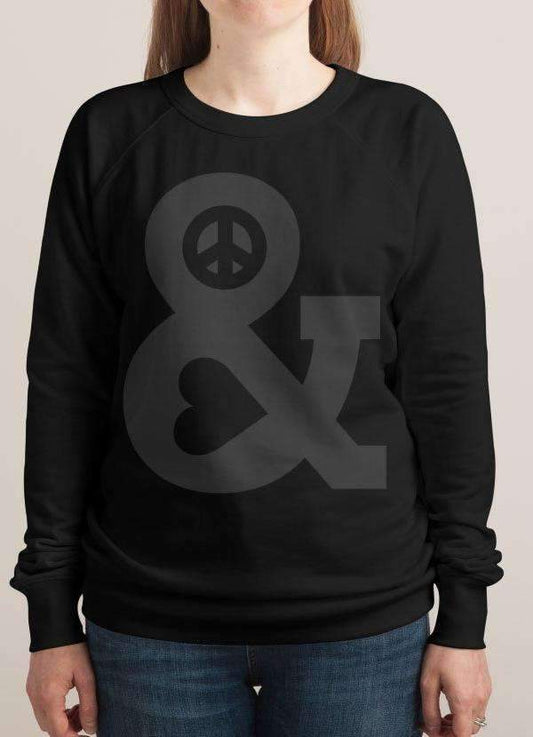 PEACE AND LOVE WOMEN SWEAT SHIRT | Scorpius