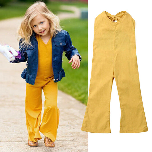1 6Y Toddler Kids Baby Girls Rompers Clothes