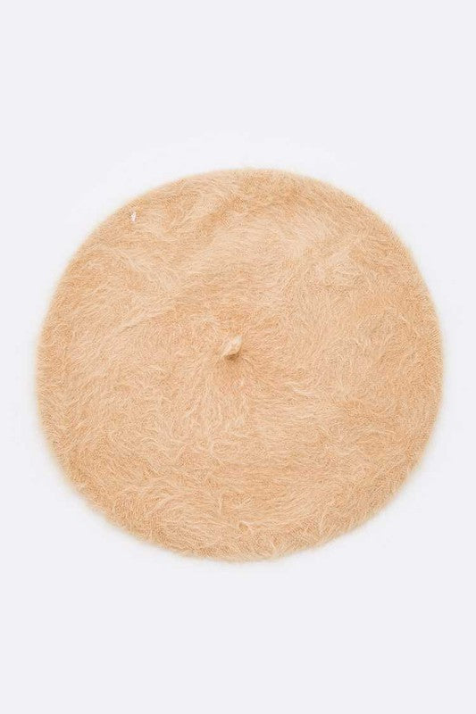 Faux Fur Fashion Beret