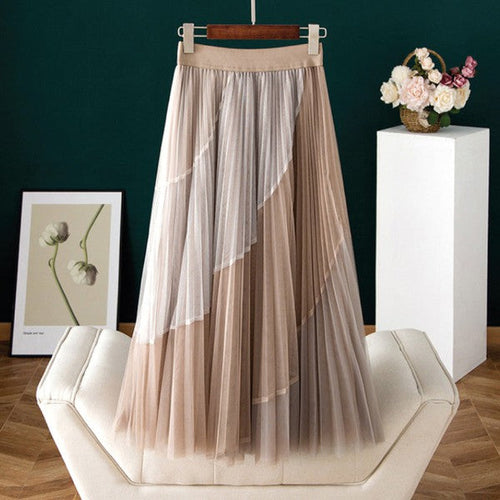 Amelia Double-Layered Skirt  | Jade Icarus