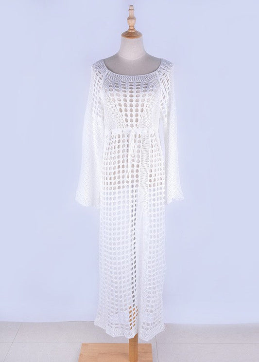 Crochet maxi cover up