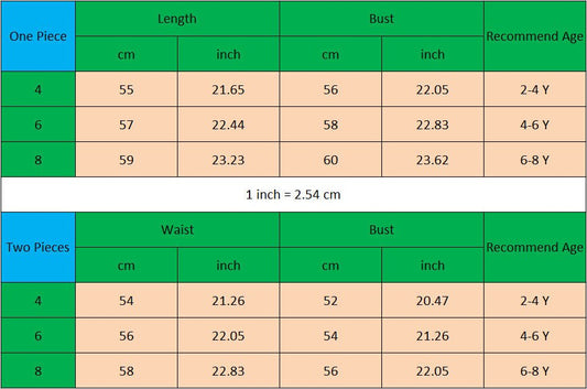 Toddler Baby Girls Kids Swimsuit Bathing