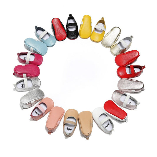 2019 Baby Shoes leopard Genuine Leather infant